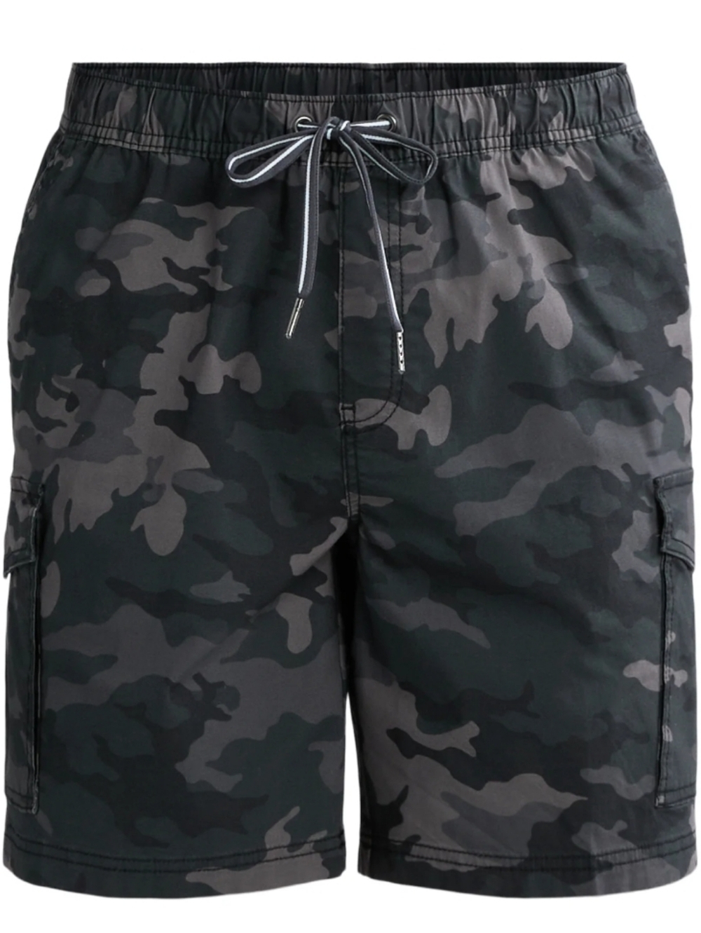 George Cargo Shorts | Black Camo | Pull-On | Men’s XL (40–42)